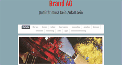 Desktop Screenshot of brandag.ch