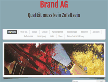 Tablet Screenshot of brandag.ch